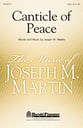 Canticle of Peace SATB choral sheet music cover